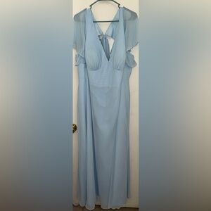 Azazie Sky Blue Dress